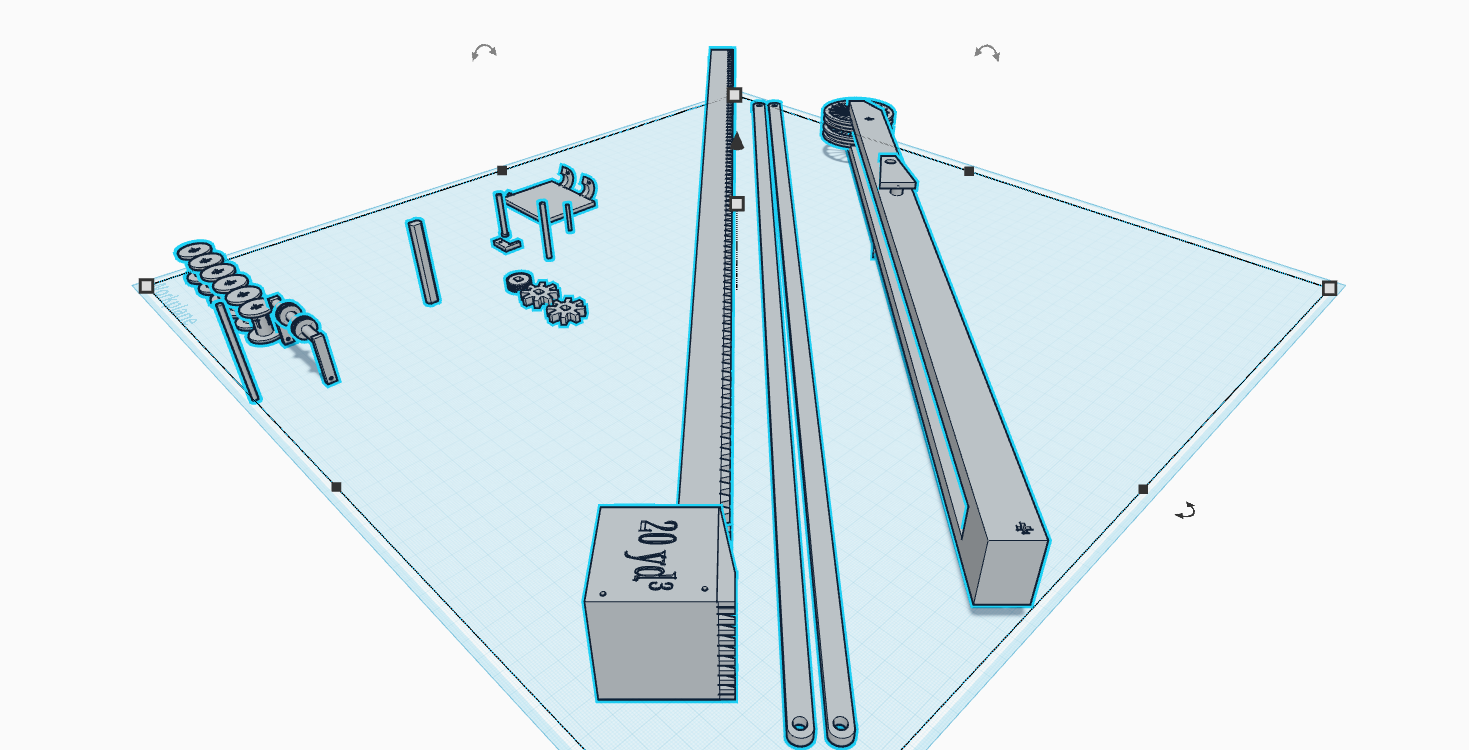 parts for a Lego Marion 191m