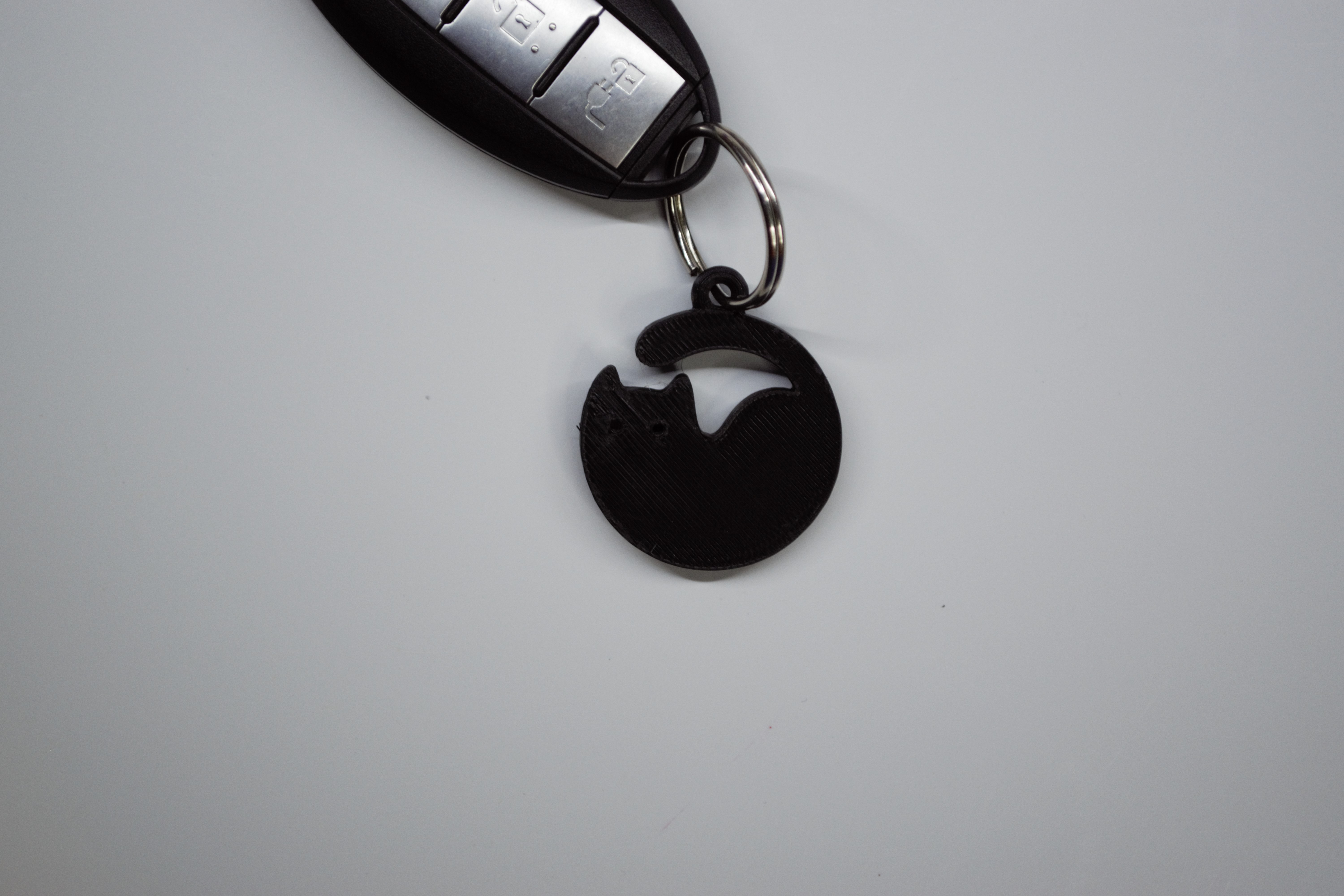 Miniatura 2 do modelo 3D Simple Halloween cat keychain version two