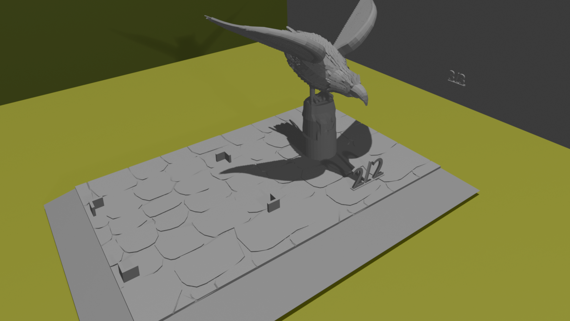 Magic Bird Token – 3D Printable Creature Token — thumbnail 4