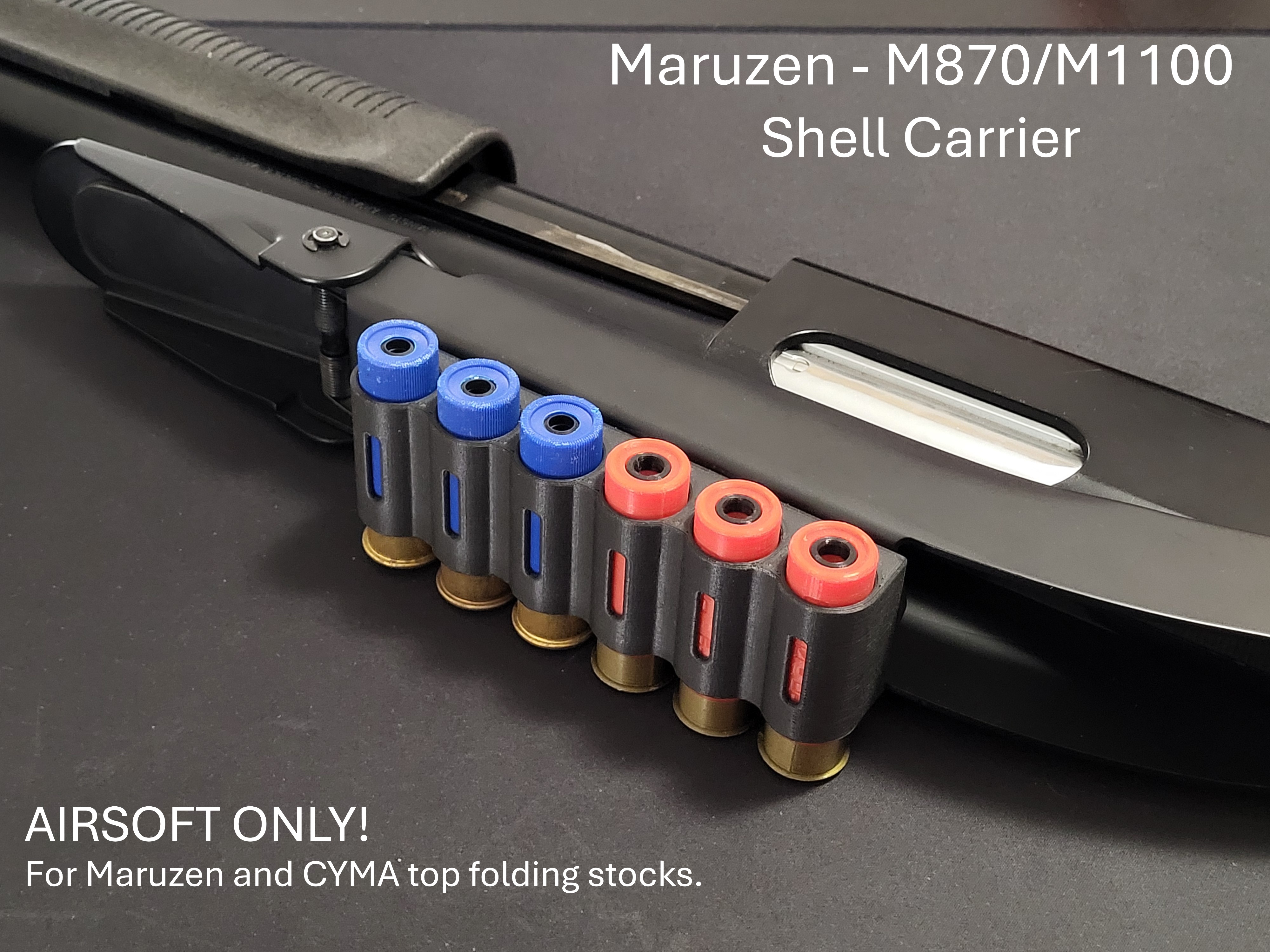 Maruzen - M870/M1100 - Airsoft Shell Carrier for Top Folding Stock - Free Download