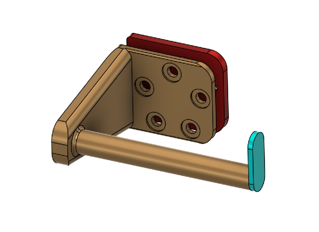 Toilet Paper Holder for Rat Cage