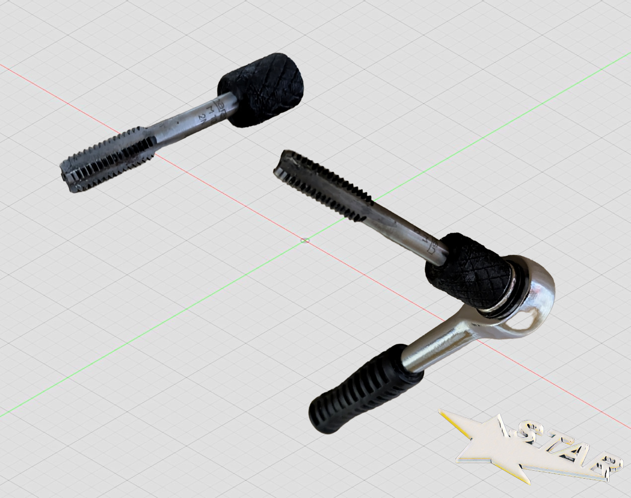 Griff vierkant 5,5 mm/ handle square 5,5 mm