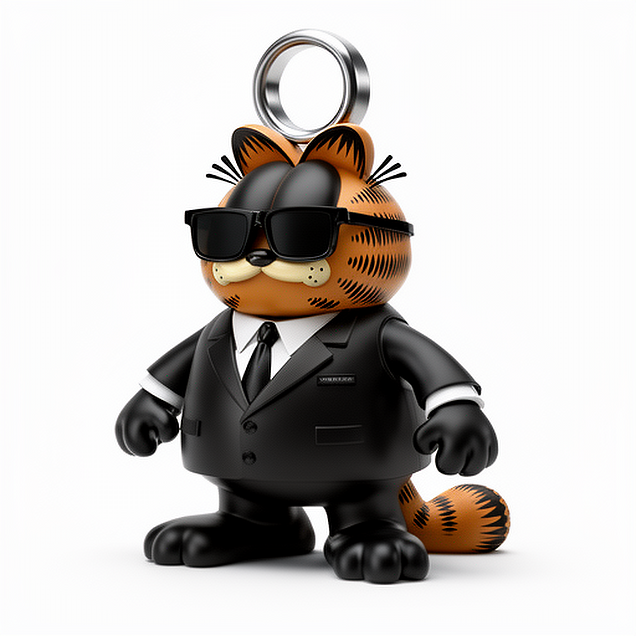Garfield Agent Smith Ring Figure