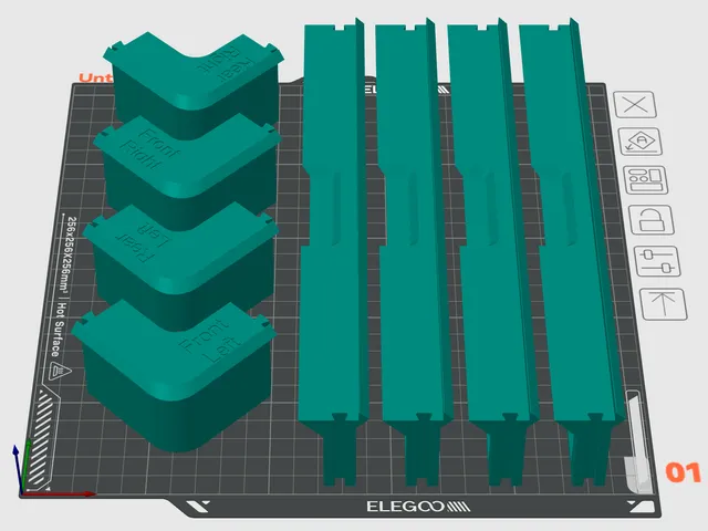 Elegoo Centauri Carbon Riser - Pre-Arranged Plate