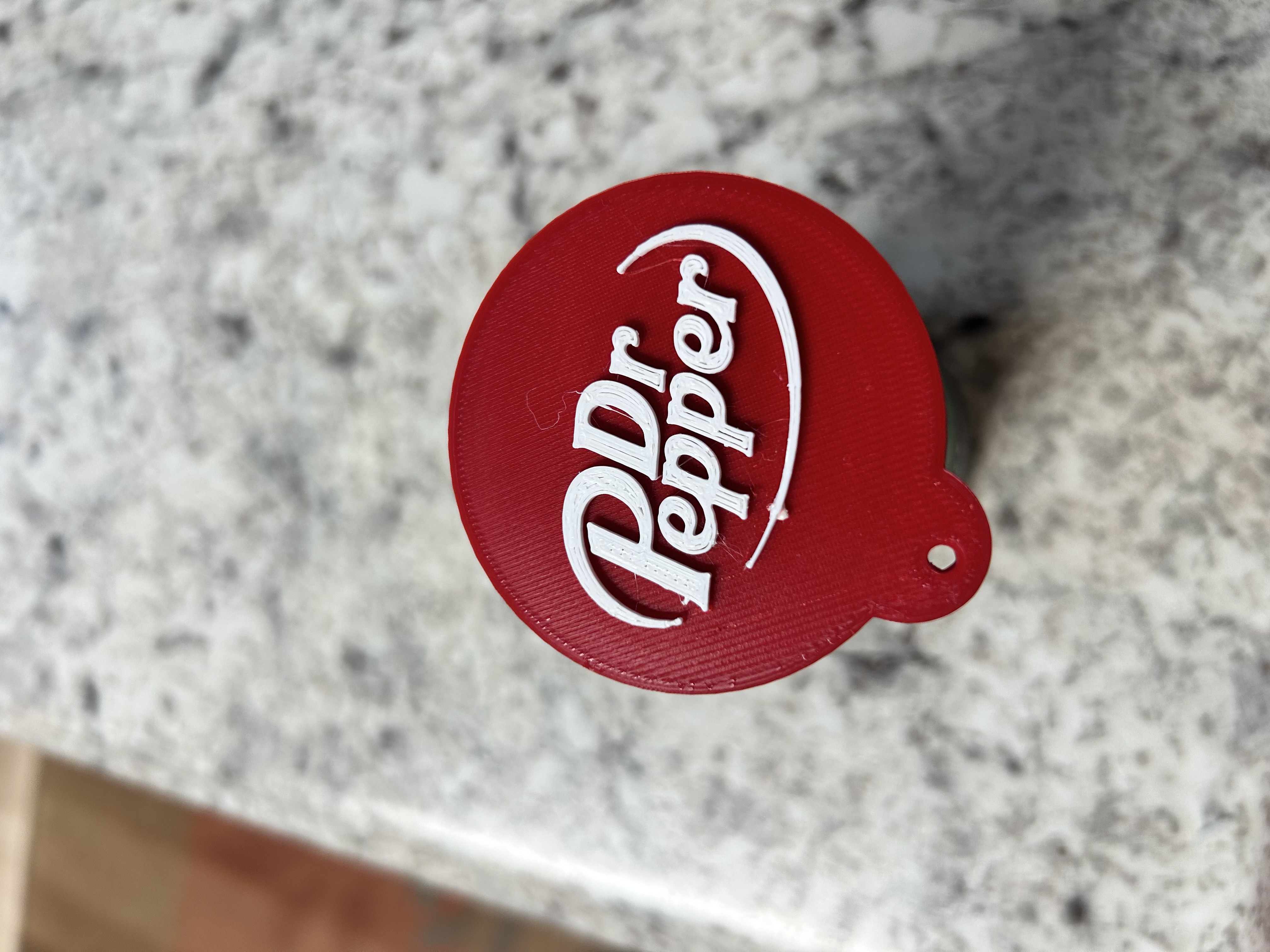 Dr. Pepper Can Lid 3D model thumbnail