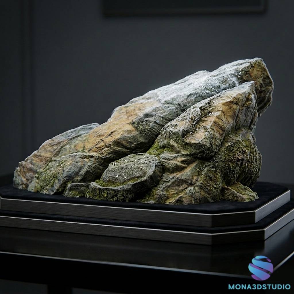 rock for miniatures - Pre-Supported STL