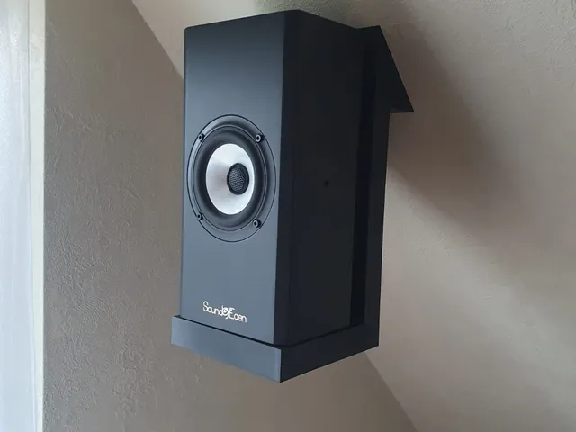 Slanted Ceiling Speaker Wall Mount / Shelf (45°)