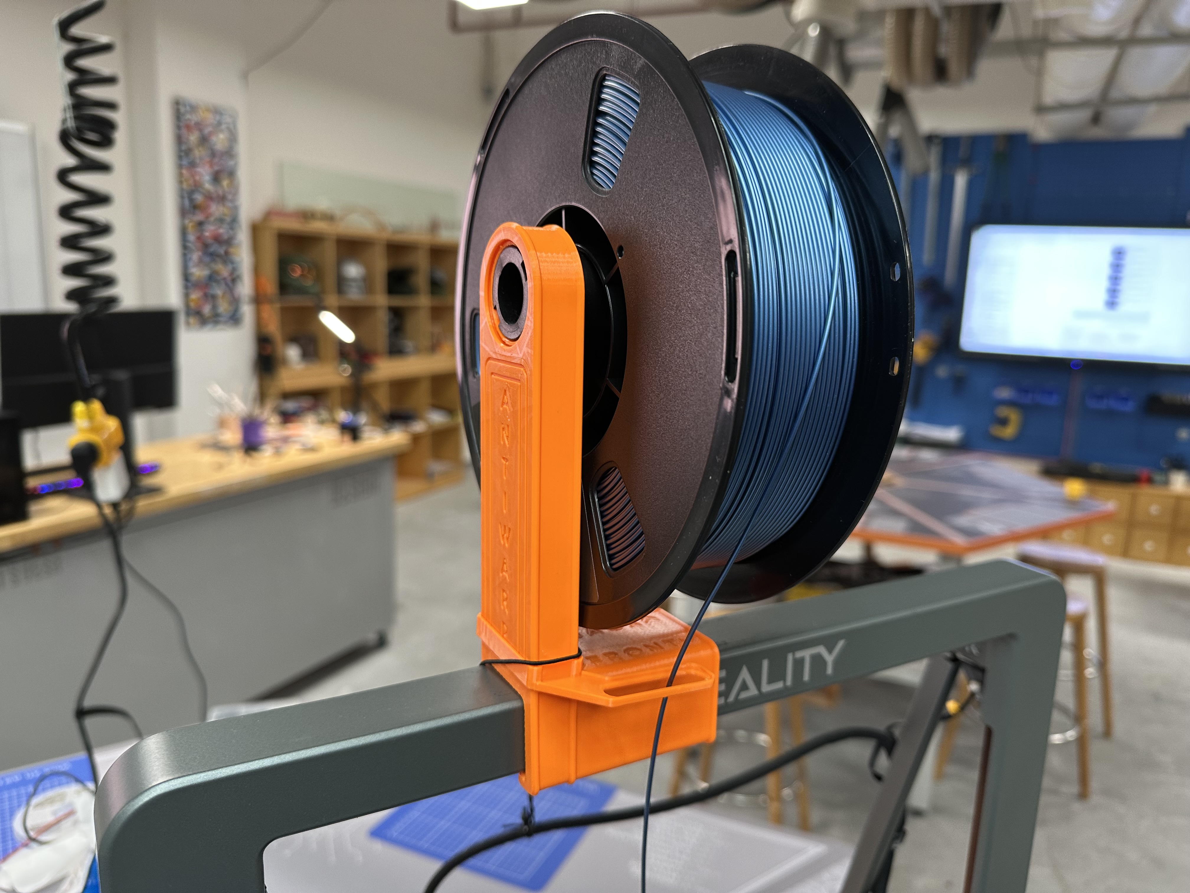 A Better Top-Mount Spool Holder for Ender 3 V3 Plus 3D model