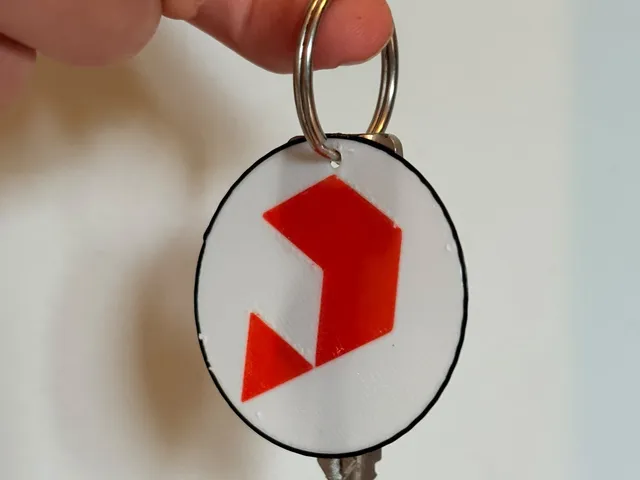 Printables logo keychain