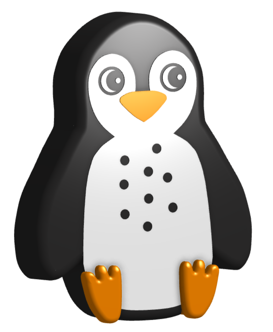 BLÅVINGAD Penguin – Cute IKEA Plush Inspired 3D Model