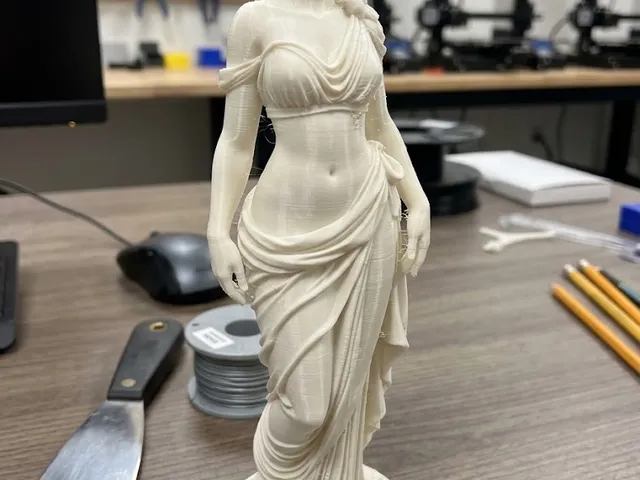 Greek-style statue, young lady 4