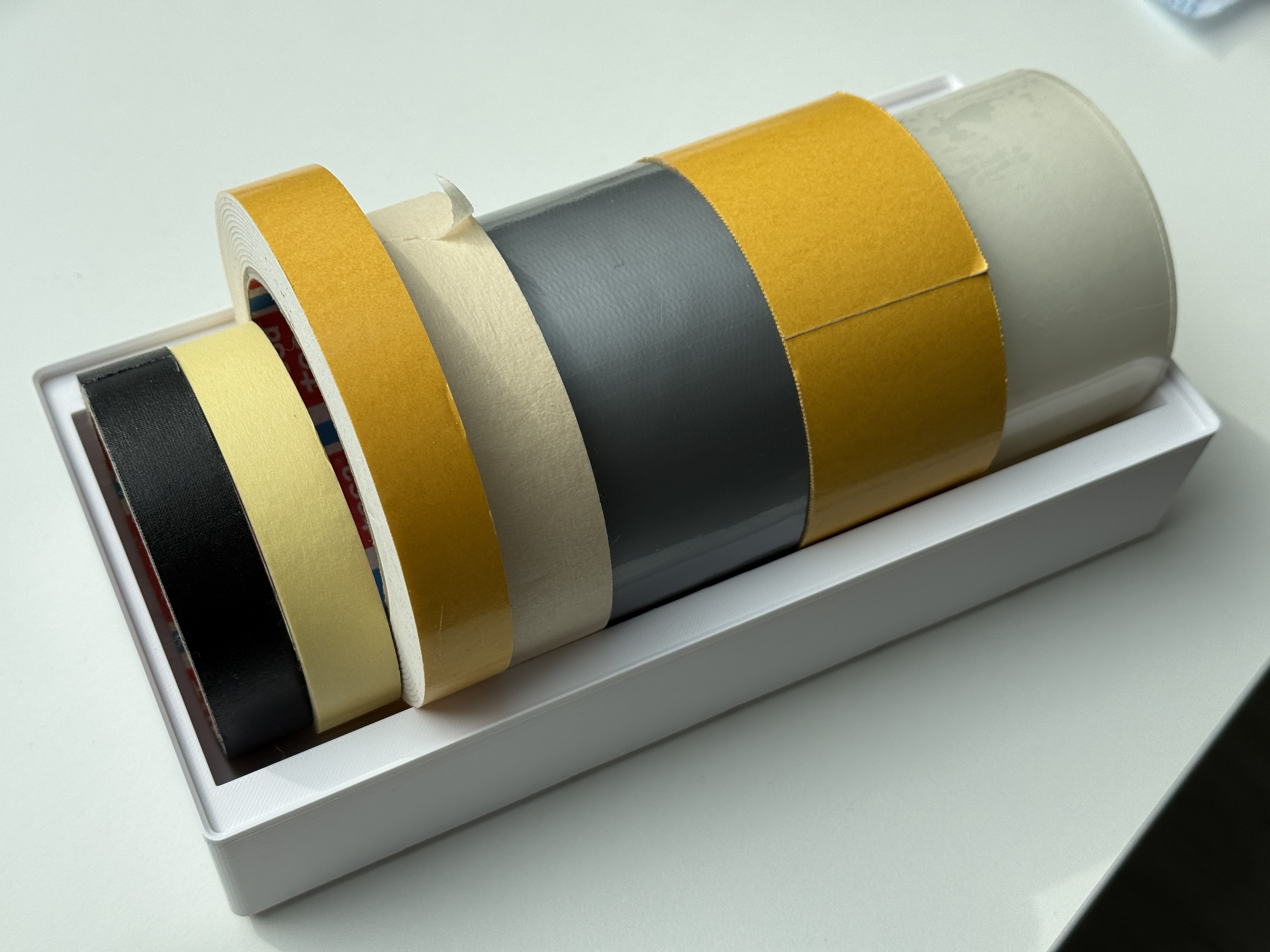 Gridfinity adhesive tape holder