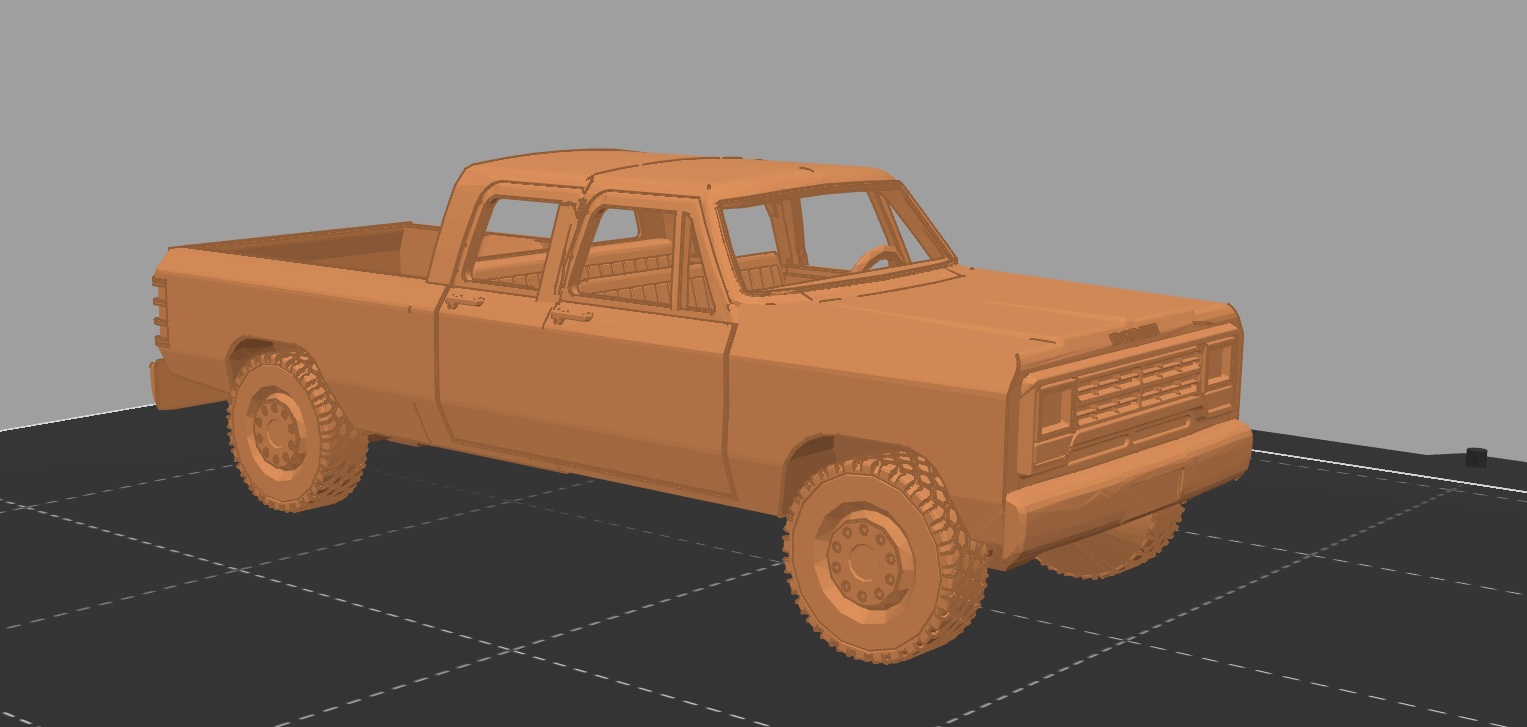 Dodge Ram Crewcab (Print in place)