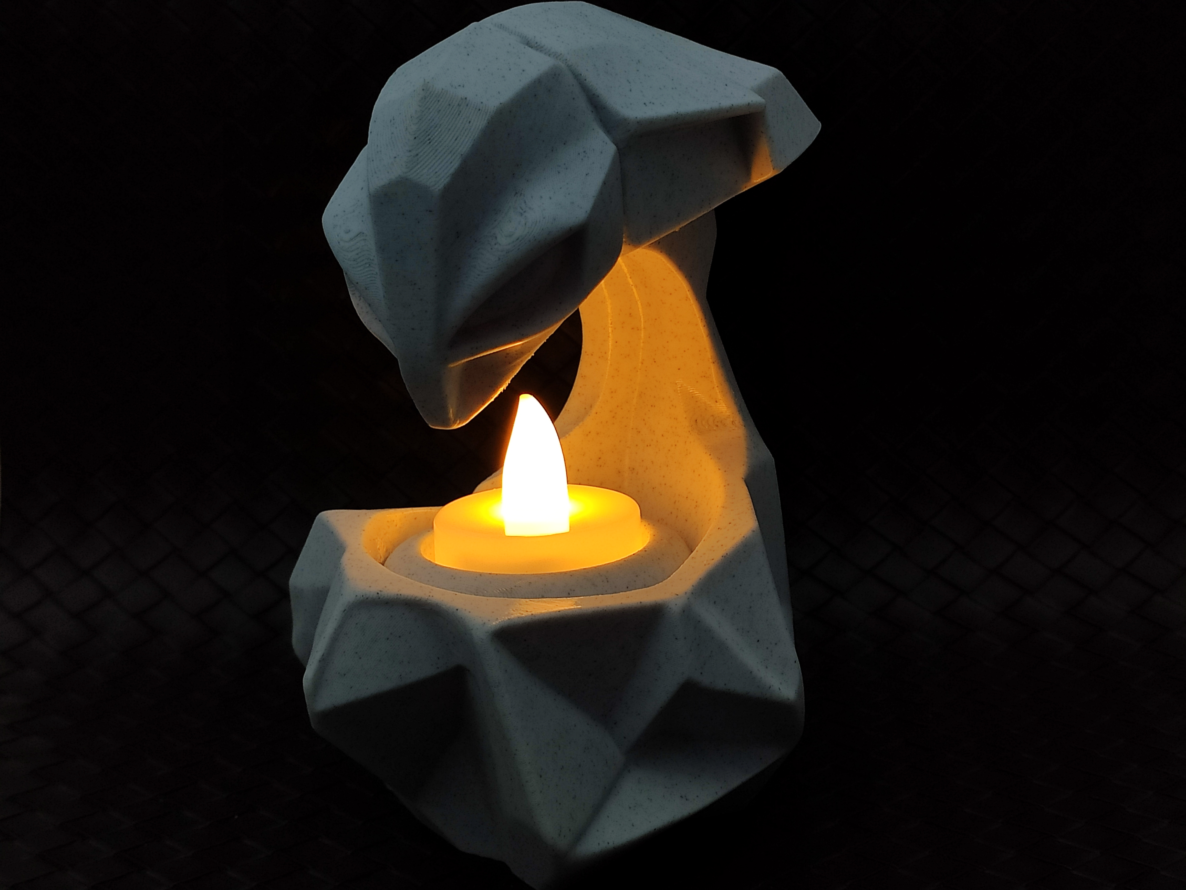 Alien Statue - LED Tea light Holder