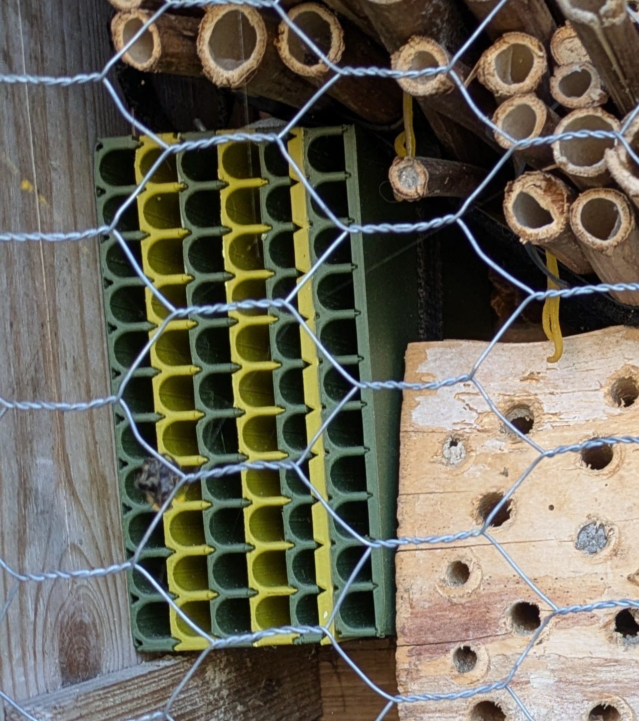 Nesting aid for solitary bees