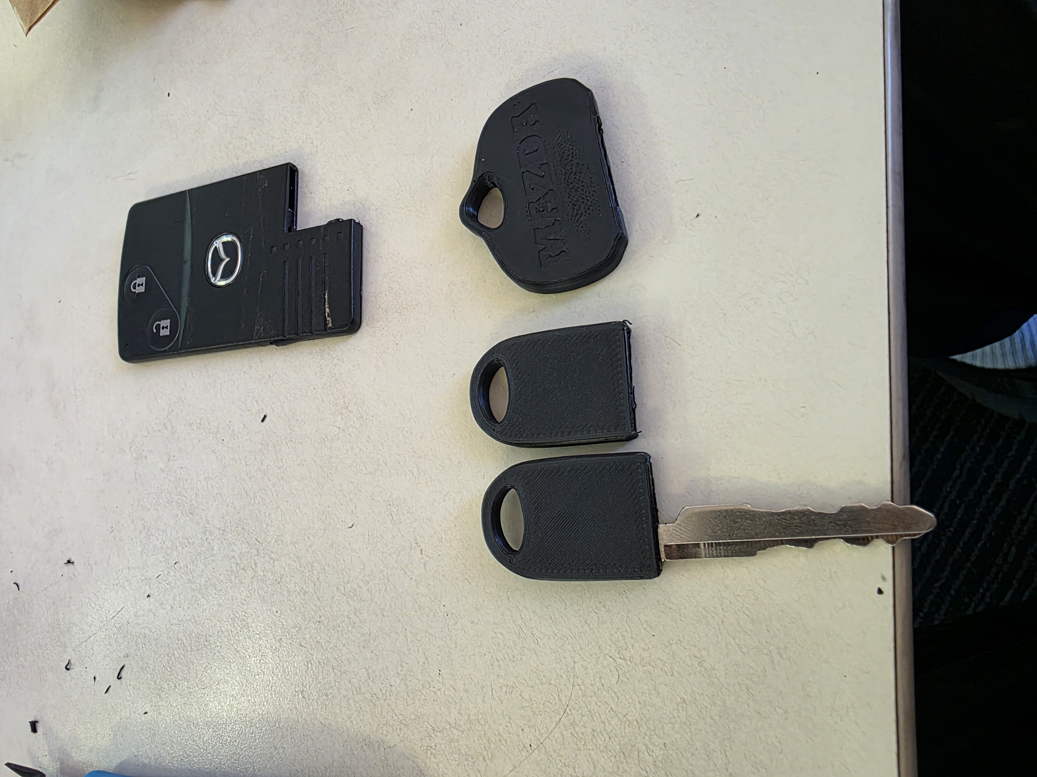 mazda key card key hanger