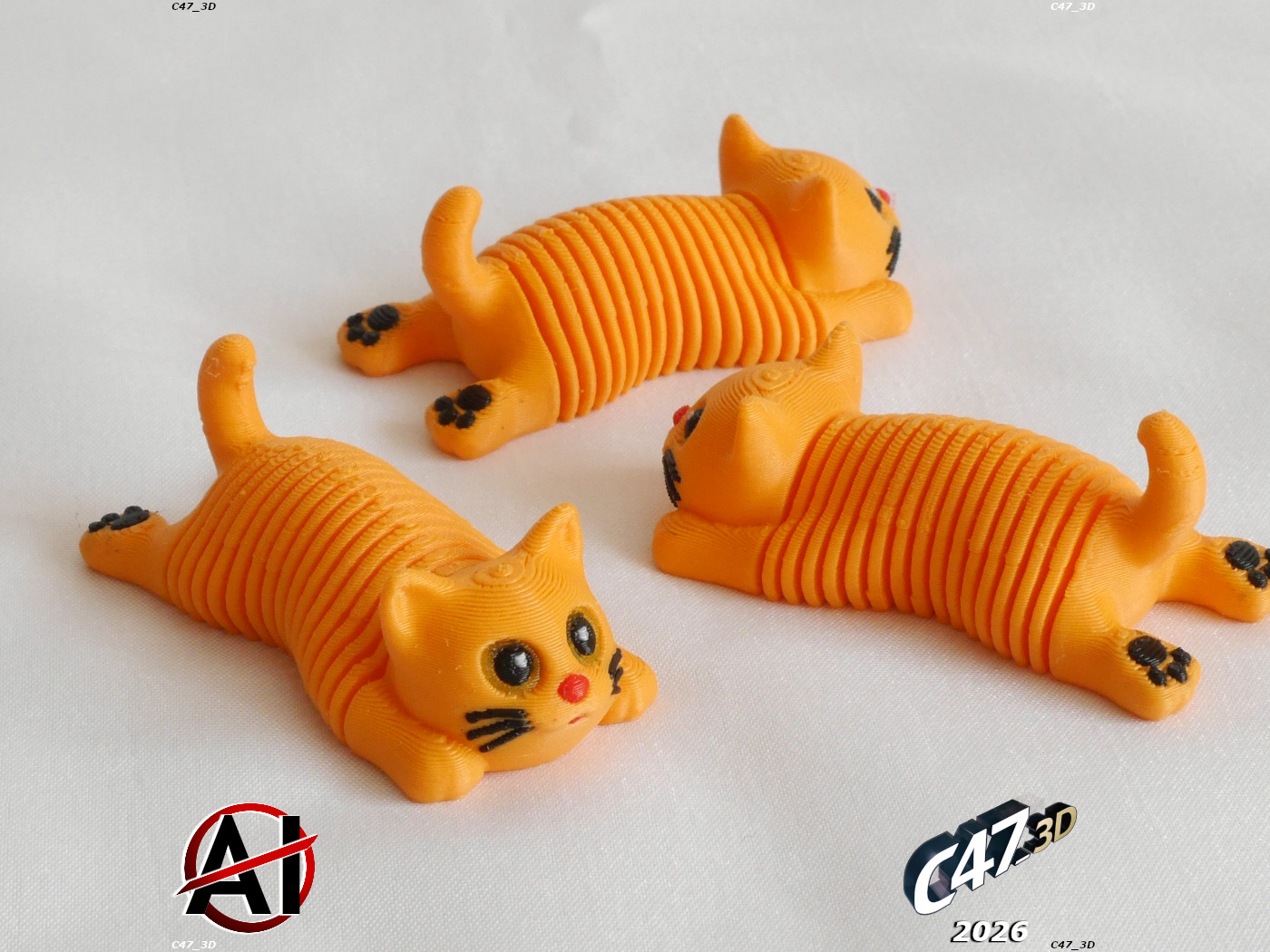 Miniatura 8 do modelo 3D Springy Cat