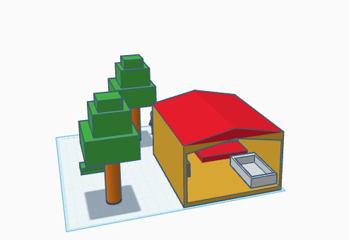 Miniatura 2 do modelo 3D Mini garden house