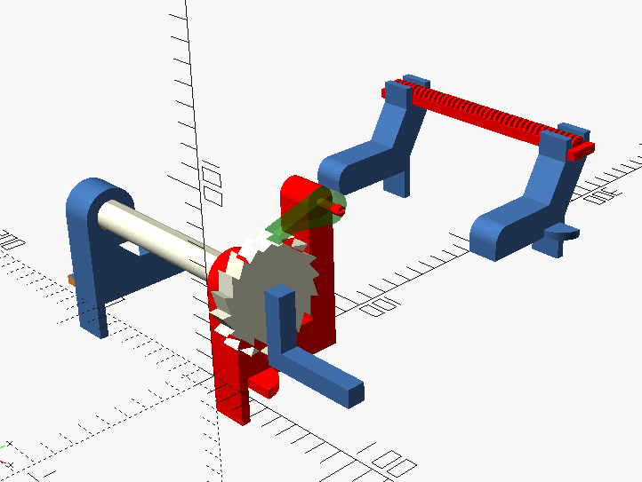 Warp-weighted tablet-weaving loom v1