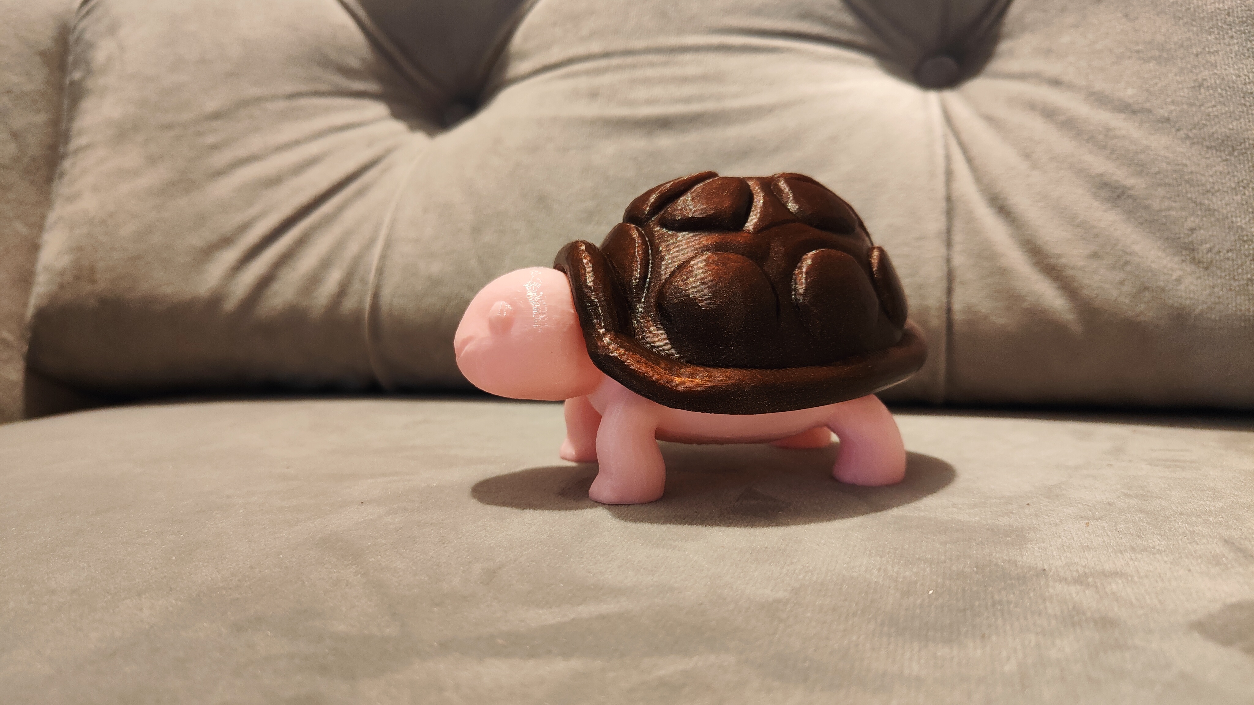 Turtle with Removable Shell – Cute Animal Figure