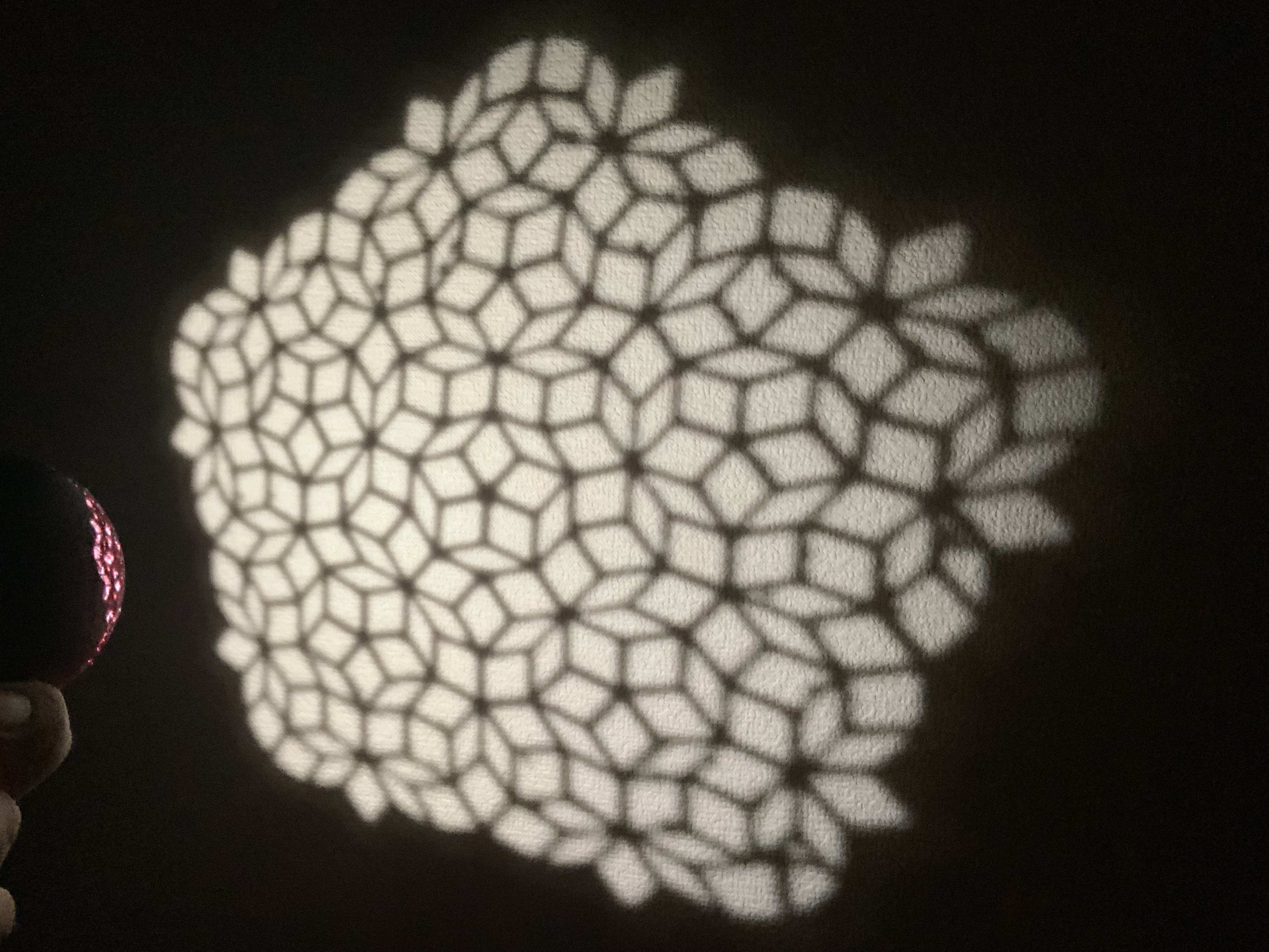 Stereographic projection - Penrose tiling