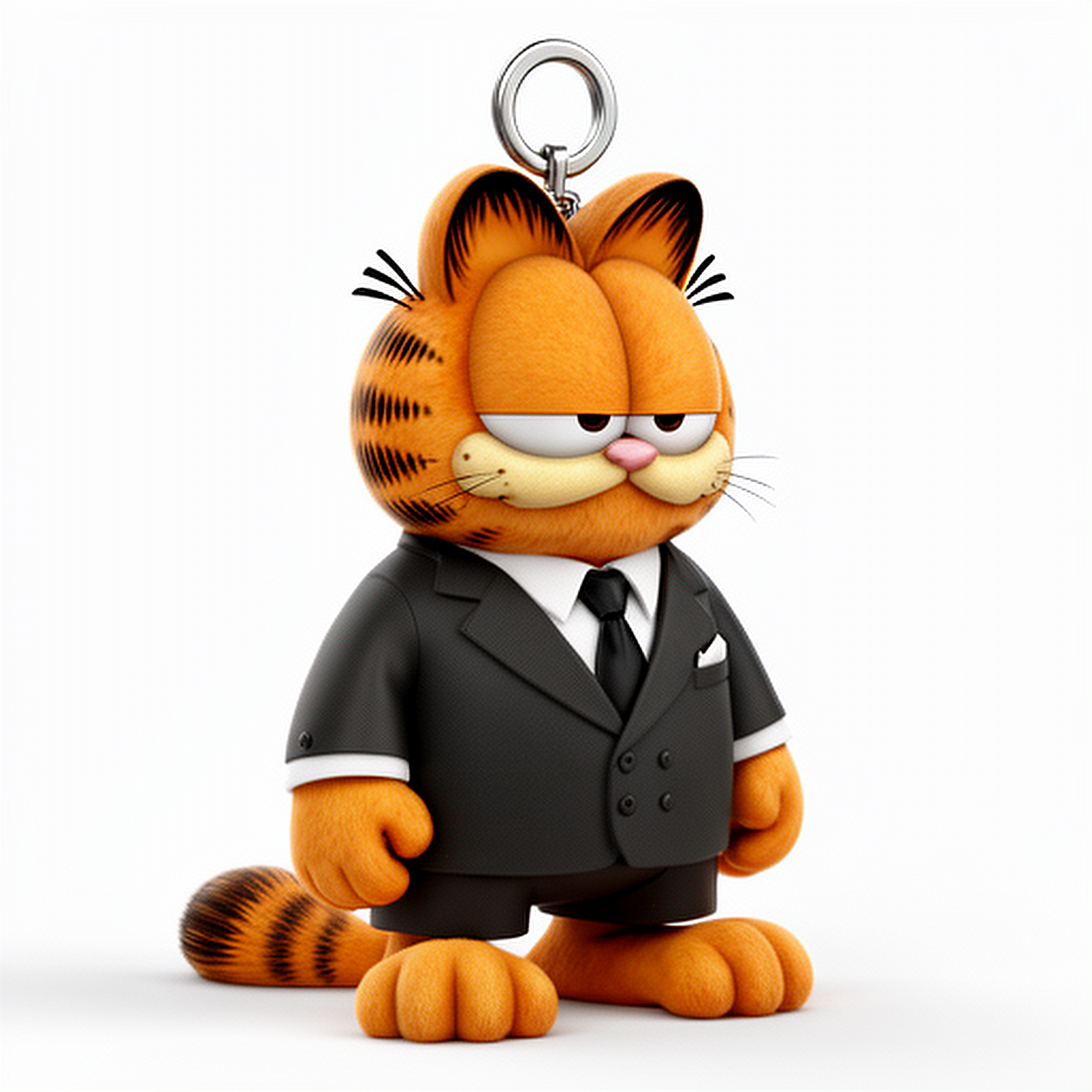 Garfield Vito Corleone Ring Figure