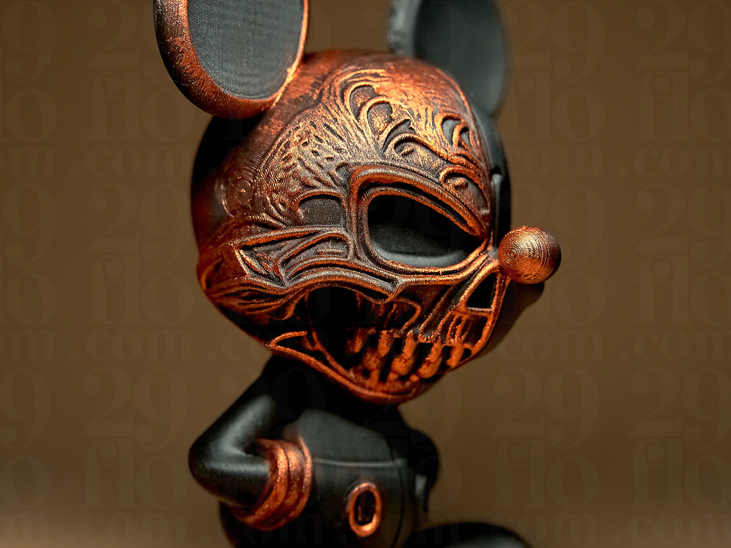 Miniatura 4 do modelo 3D Two-Faced Mickey