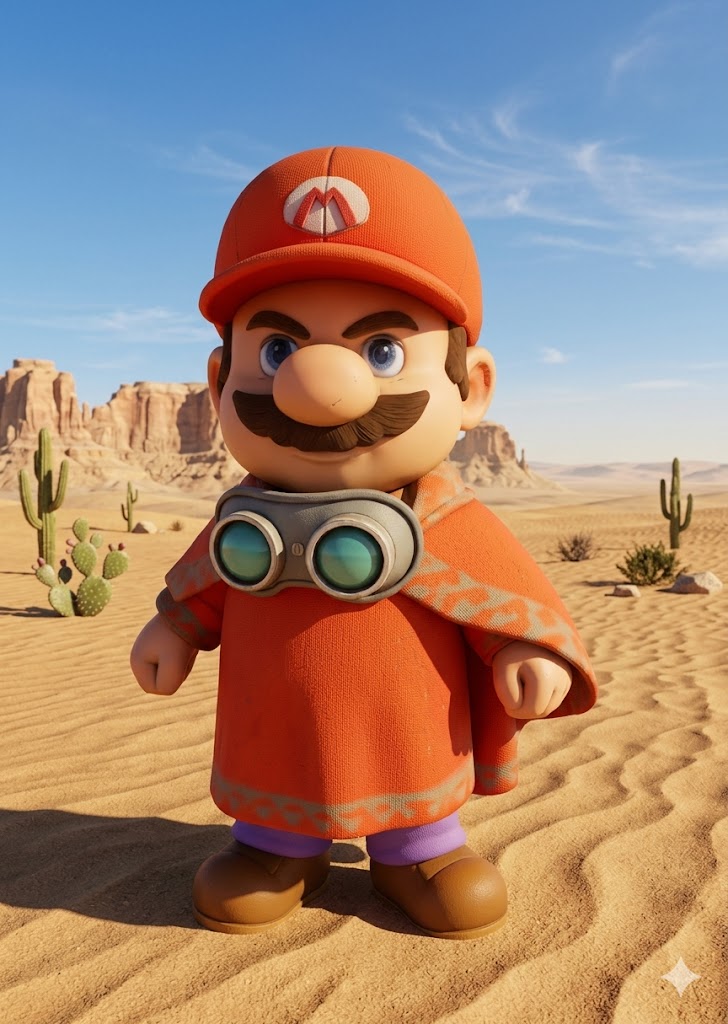 Mario Bike Driver from Mario Galaxy