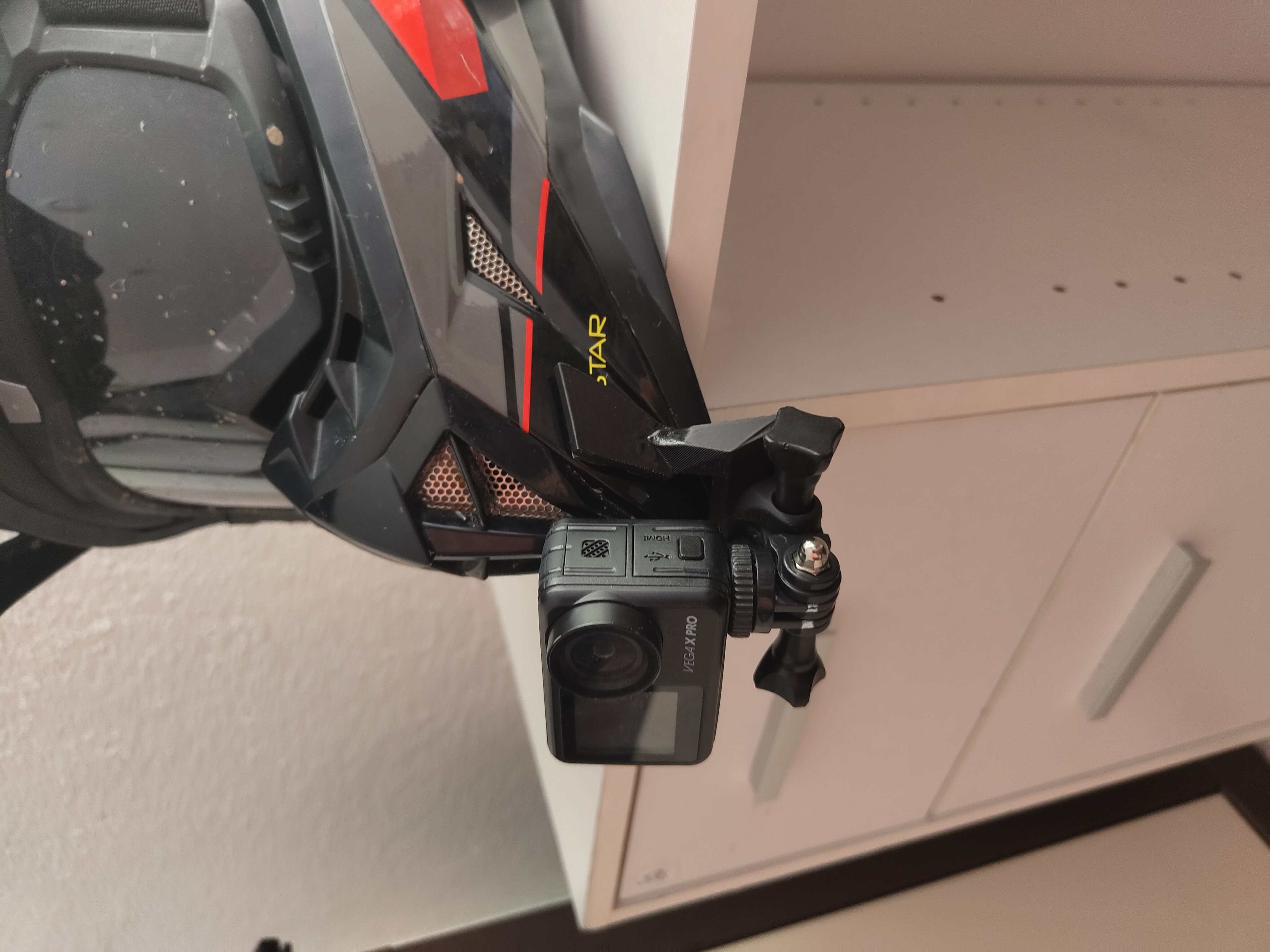 Helmet Chin Mount For Shot Pulse/Hecht Helmets