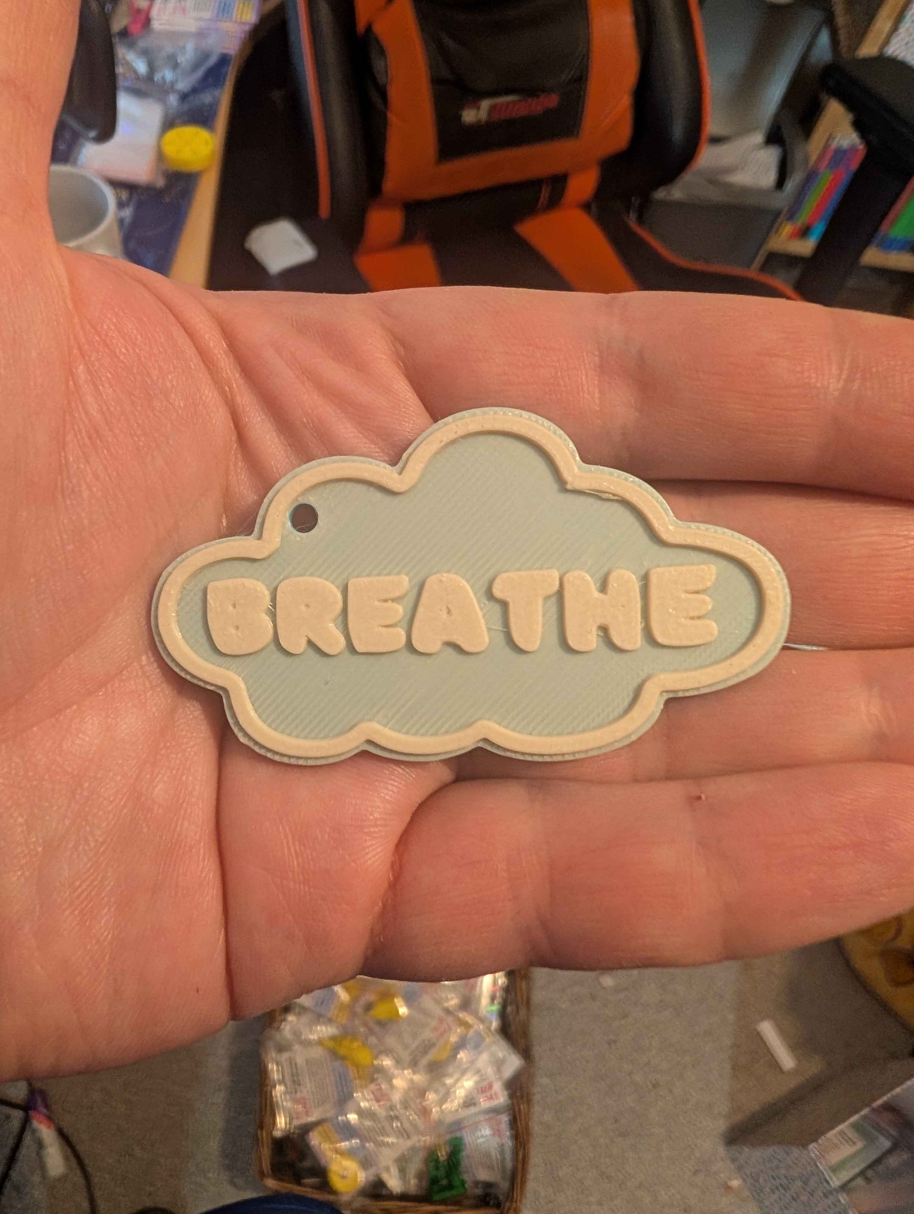 PMA Keychains - Breathe 3D model by JayPats