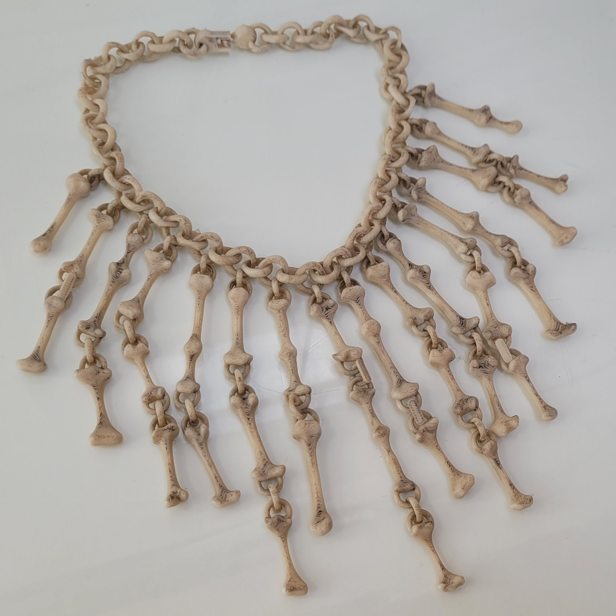 Bone Necklace: Halloween Accessory for Necromancer