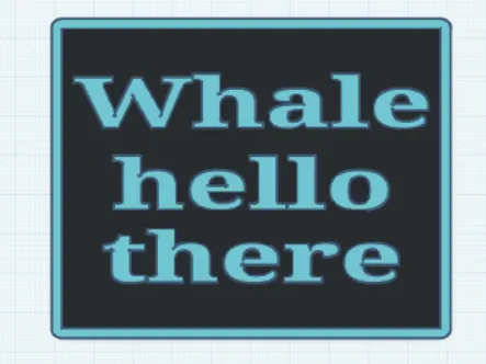 Whale Sign
