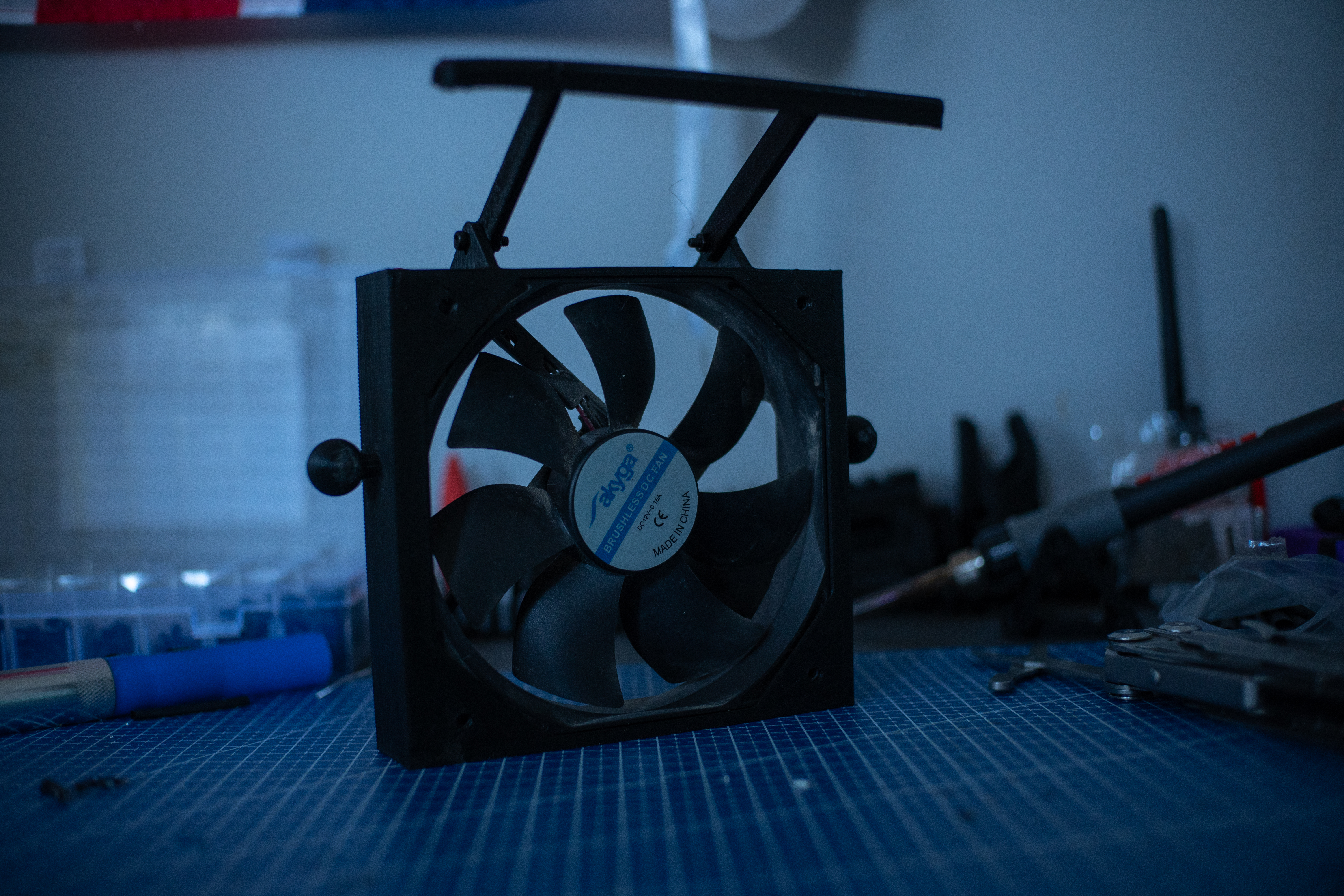 120mm fan enclosure for Soldering station by Zdrapek.