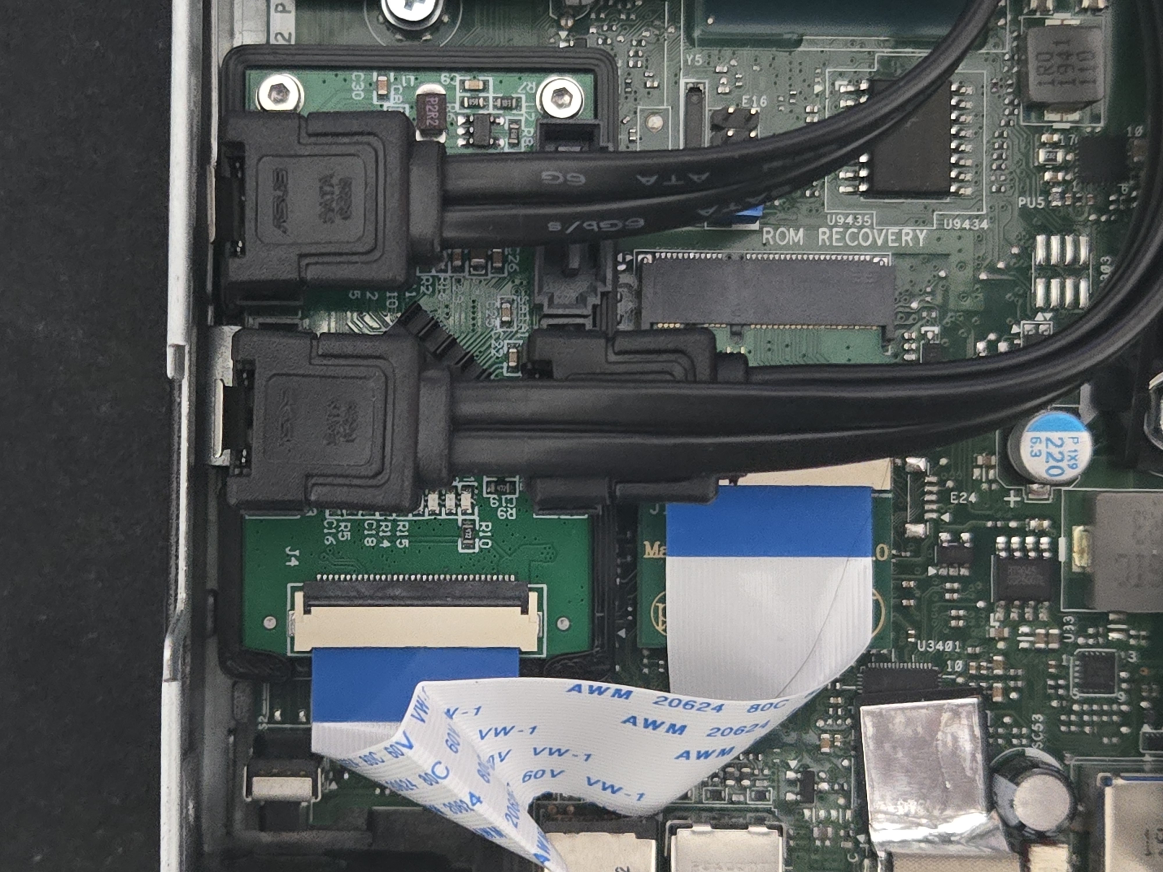 M.2 E Key SATA 4 port controller holder for Dell Optiplex 7070 micro