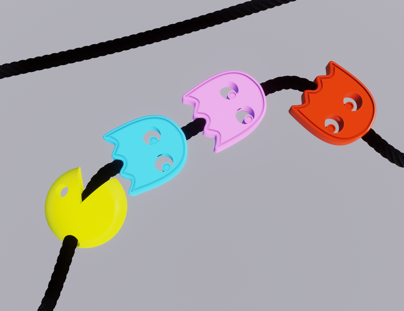 Pac-Man Beads