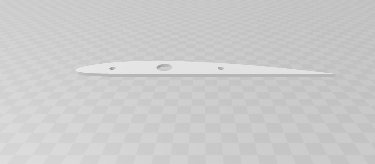 Clark-Y Airfoil Ribs for TM-201 Belgula UAV