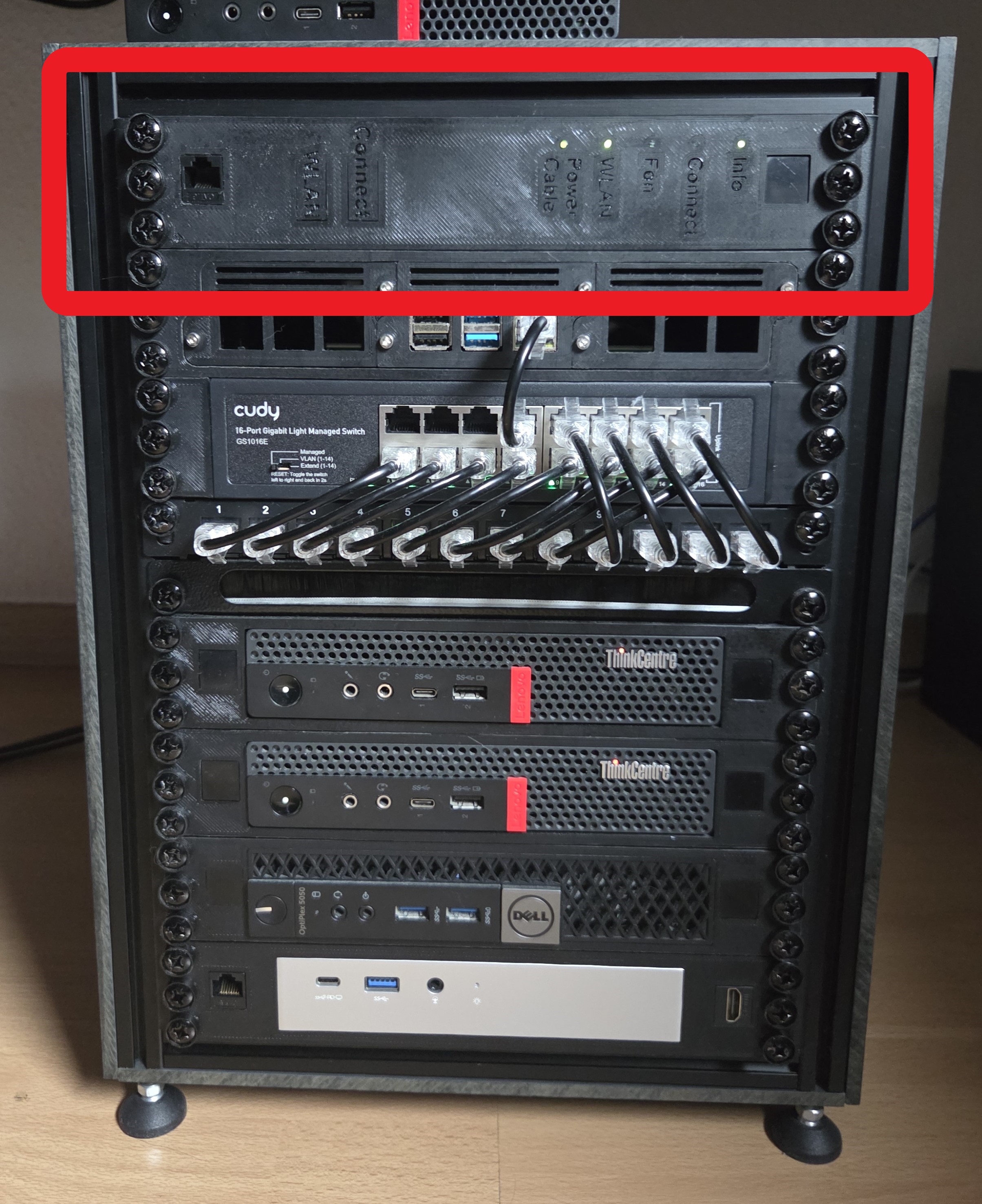 Fritzbox 6690 10 inch Rackmount with Keystone slots