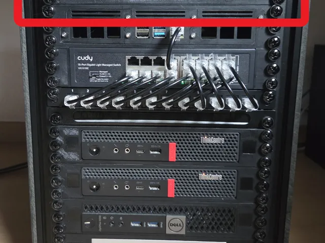 Fritzbox 6690 10 inch Rackmount with Keystone slots