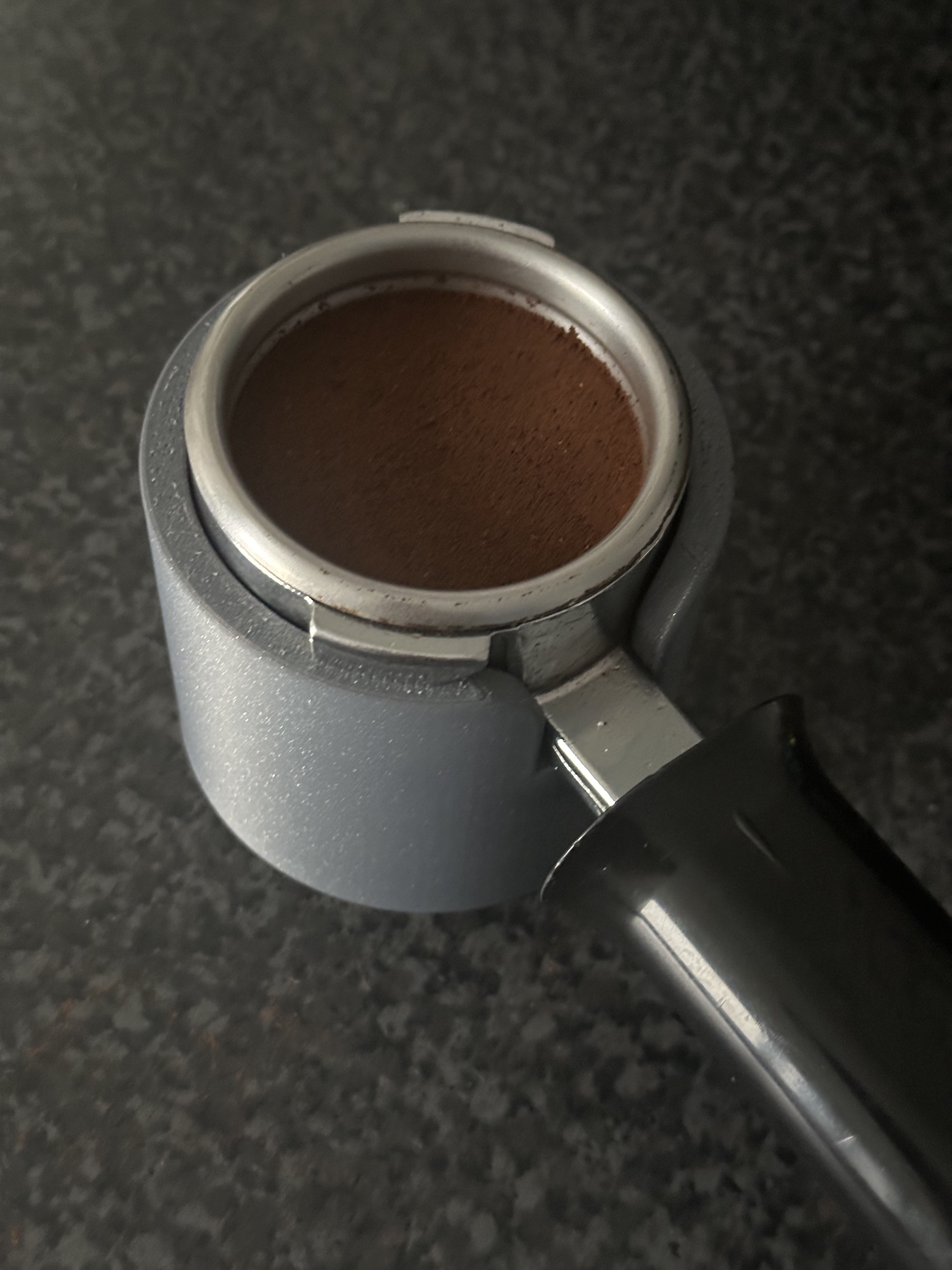 Gaggia tamping station