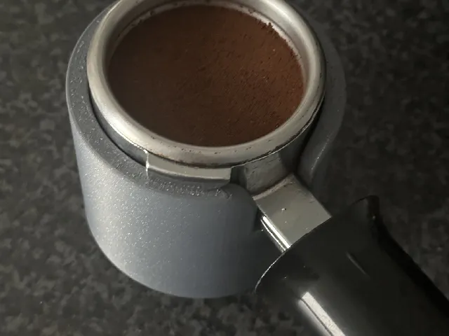 Gaggia tamping station