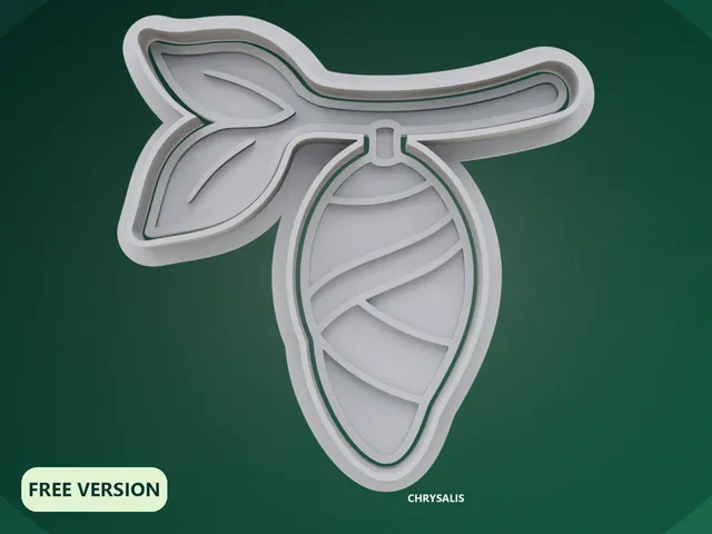 Butterflies and Caterpillars Cookie Cutter STL – 3D Print Biscuit Mold Set