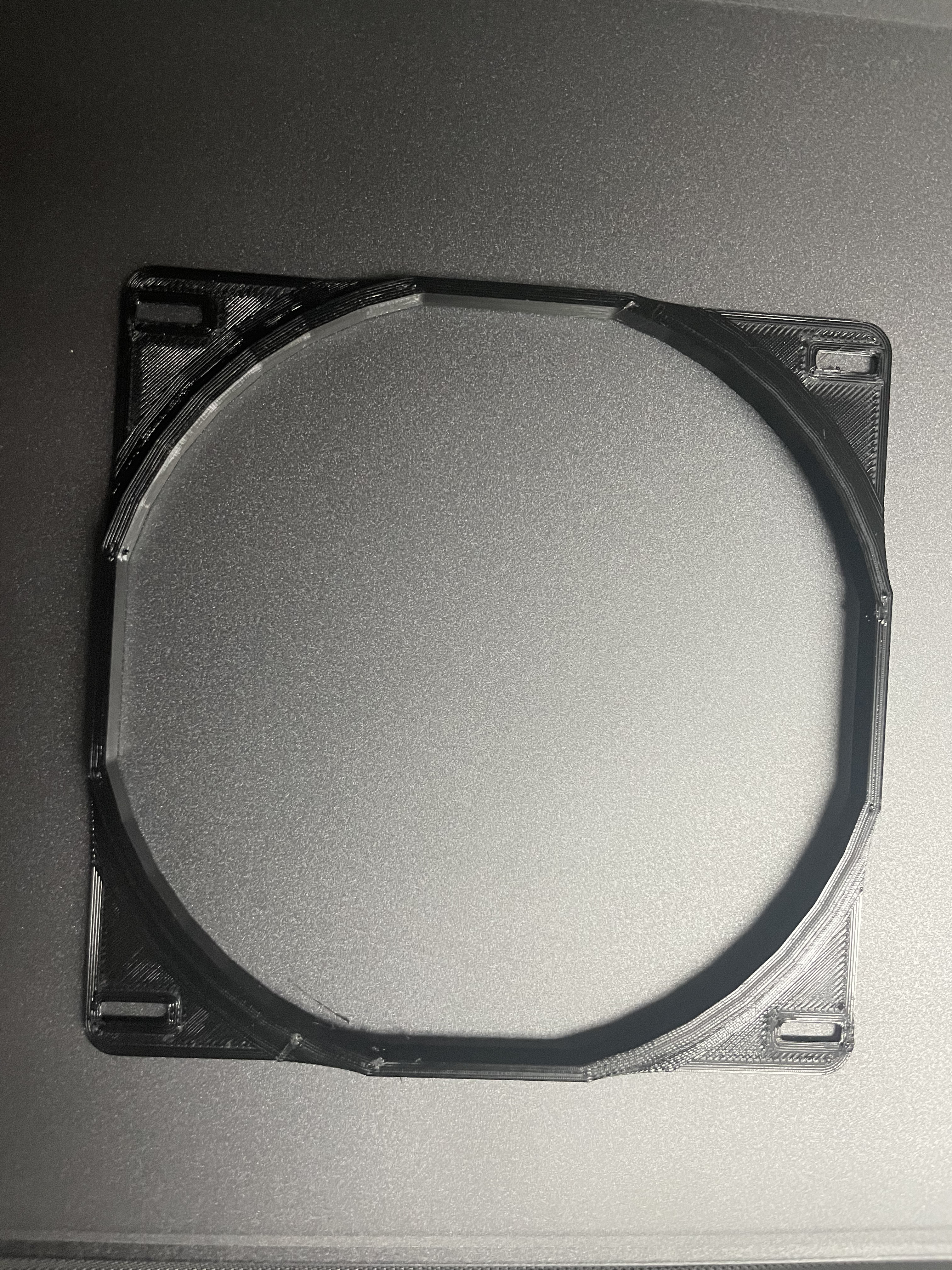 Fractal Ridge Fan Duct for ID-COOLING IS-67-XT 120mm CPU cooler