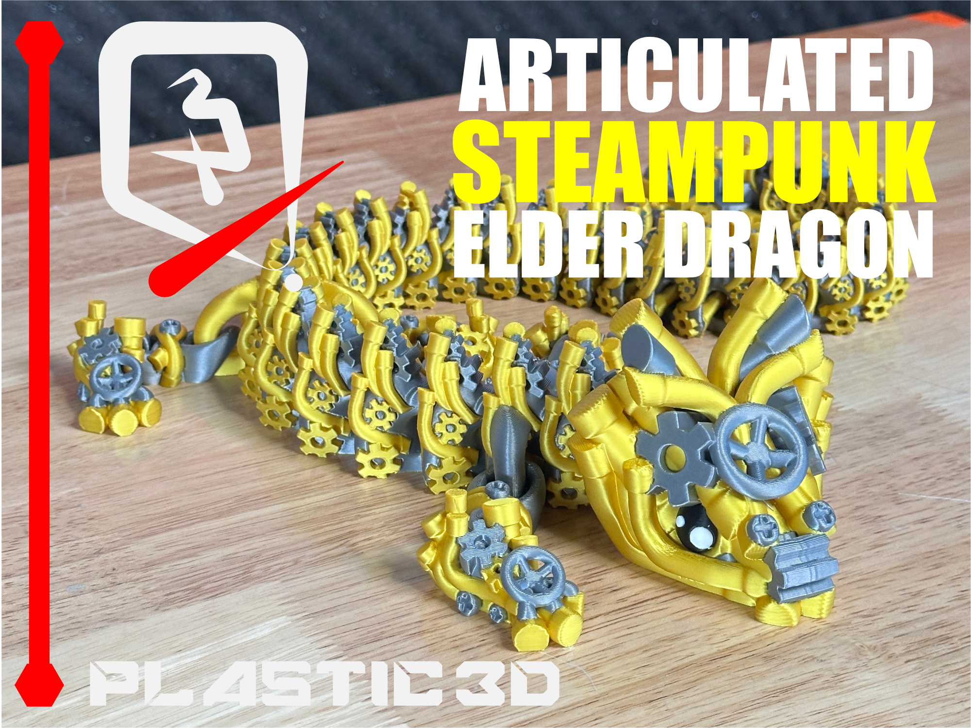Steampunk Dragon Elder — The Seamless Clockwork Legend — thumbnail 3