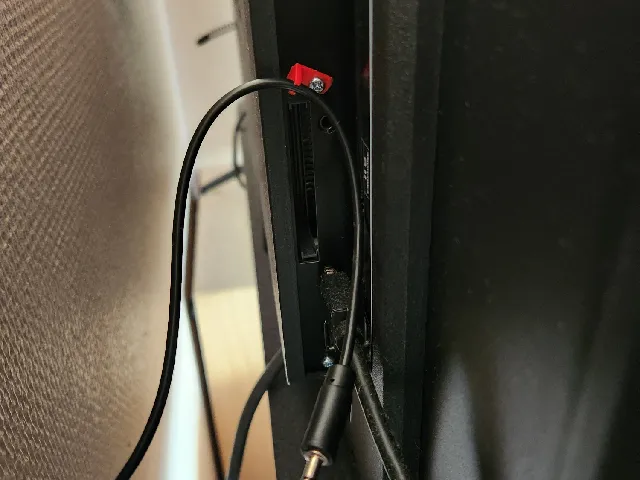 aux cable mount