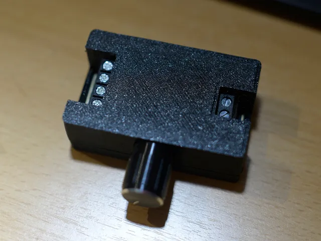 Ein kompaktes Gehäuse für den PAM8406 Class D/AB USB Verstärker.