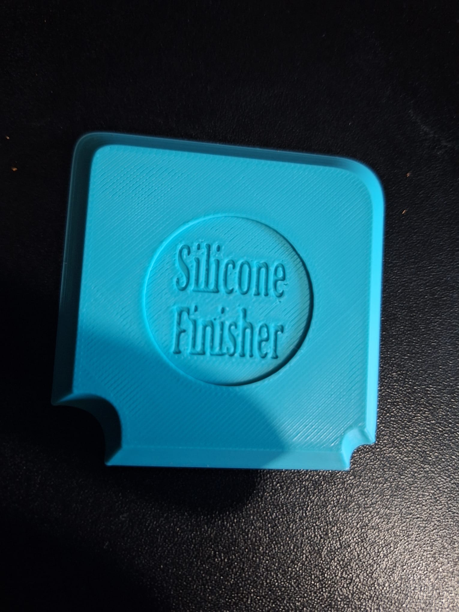 Silicon finisher curved