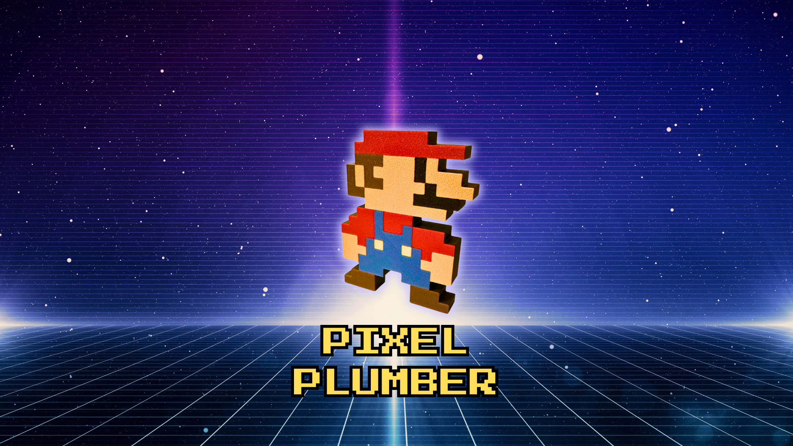 Pixel Plumber – 8-Bit Standee Tribute