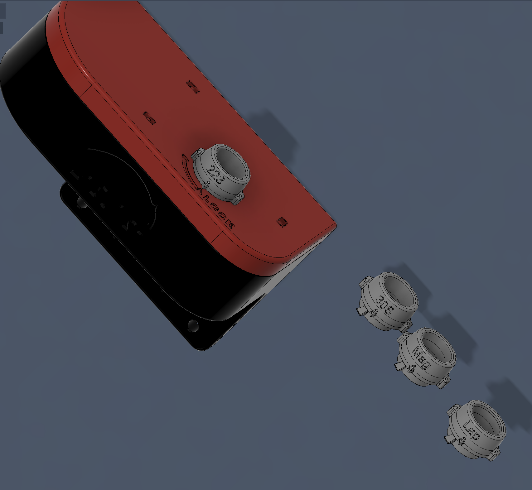 Labeled Wombat Ordnance Annealer Case Bushings
