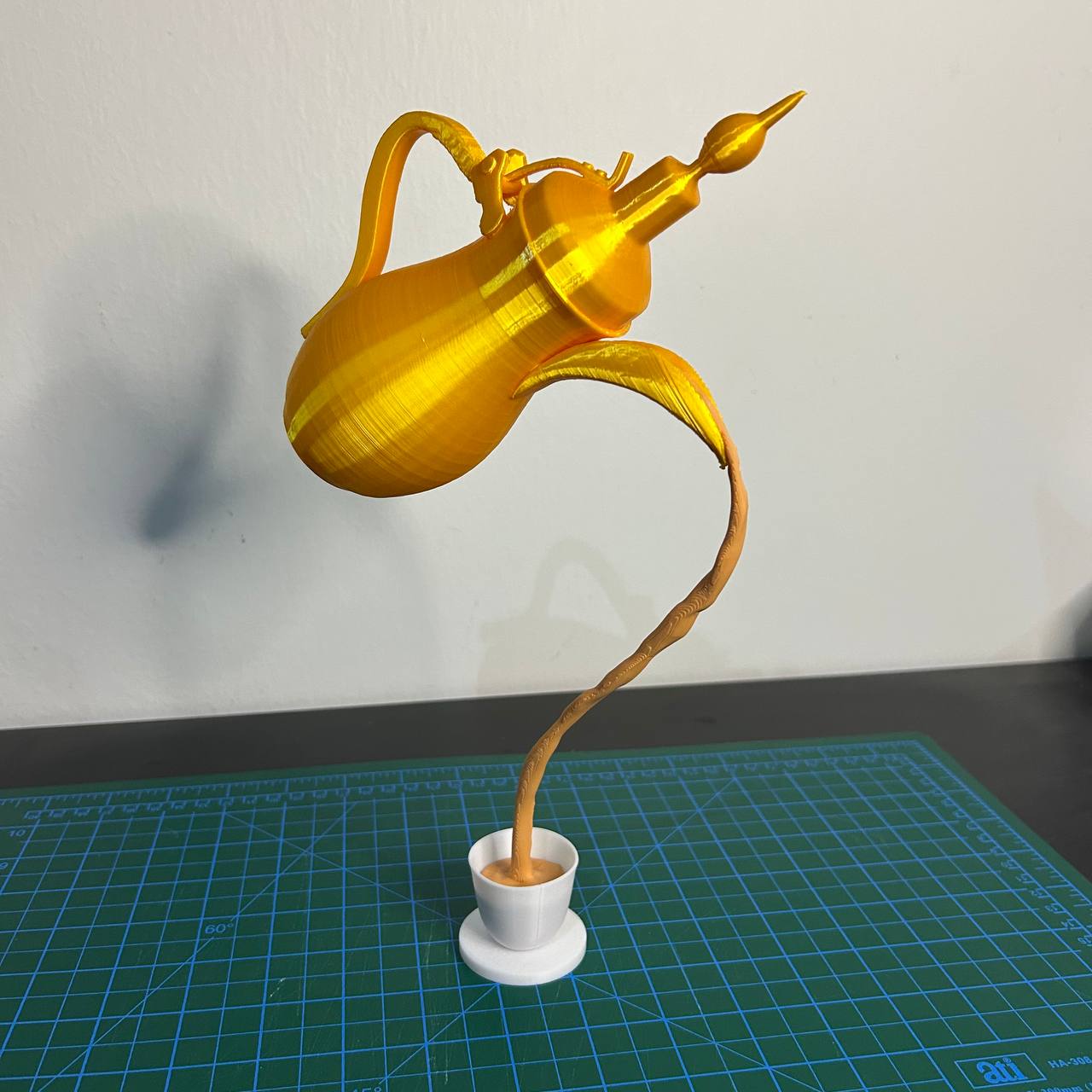 Floating Arabian Saudi Coffee Pot