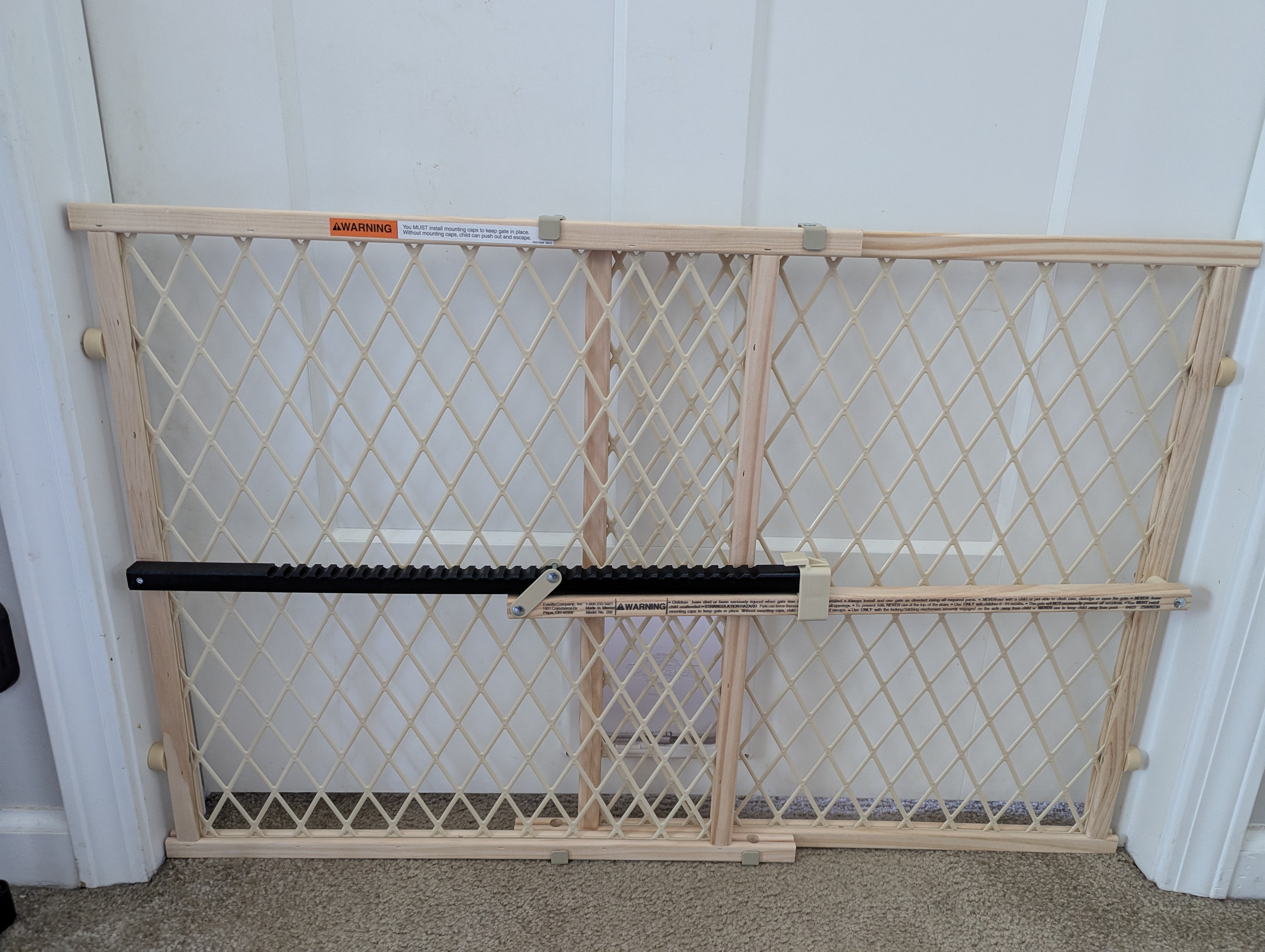 evenflo Position & Lock Adjustable Wood Baby Gate Replacement Part